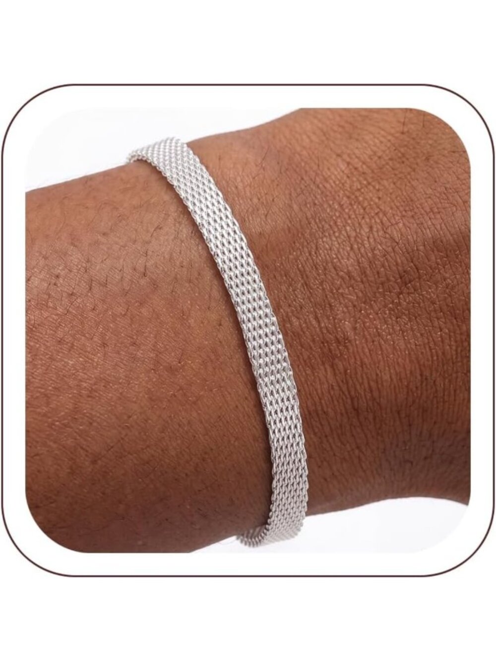 Elegant S925 Sterling Silver Tennis Chain Bracelet for Women - 6mm Sparkle